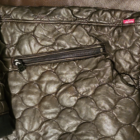 Levi's Puffer Faux Leather Bomber - Picture 3 of 3